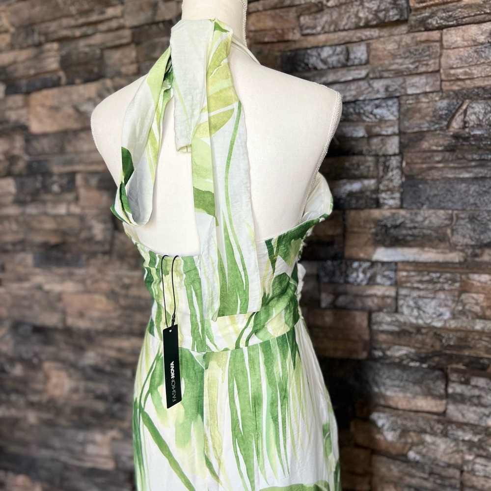Fashion Nova Leafy Green Maxi Dress - Picture 10 of 12